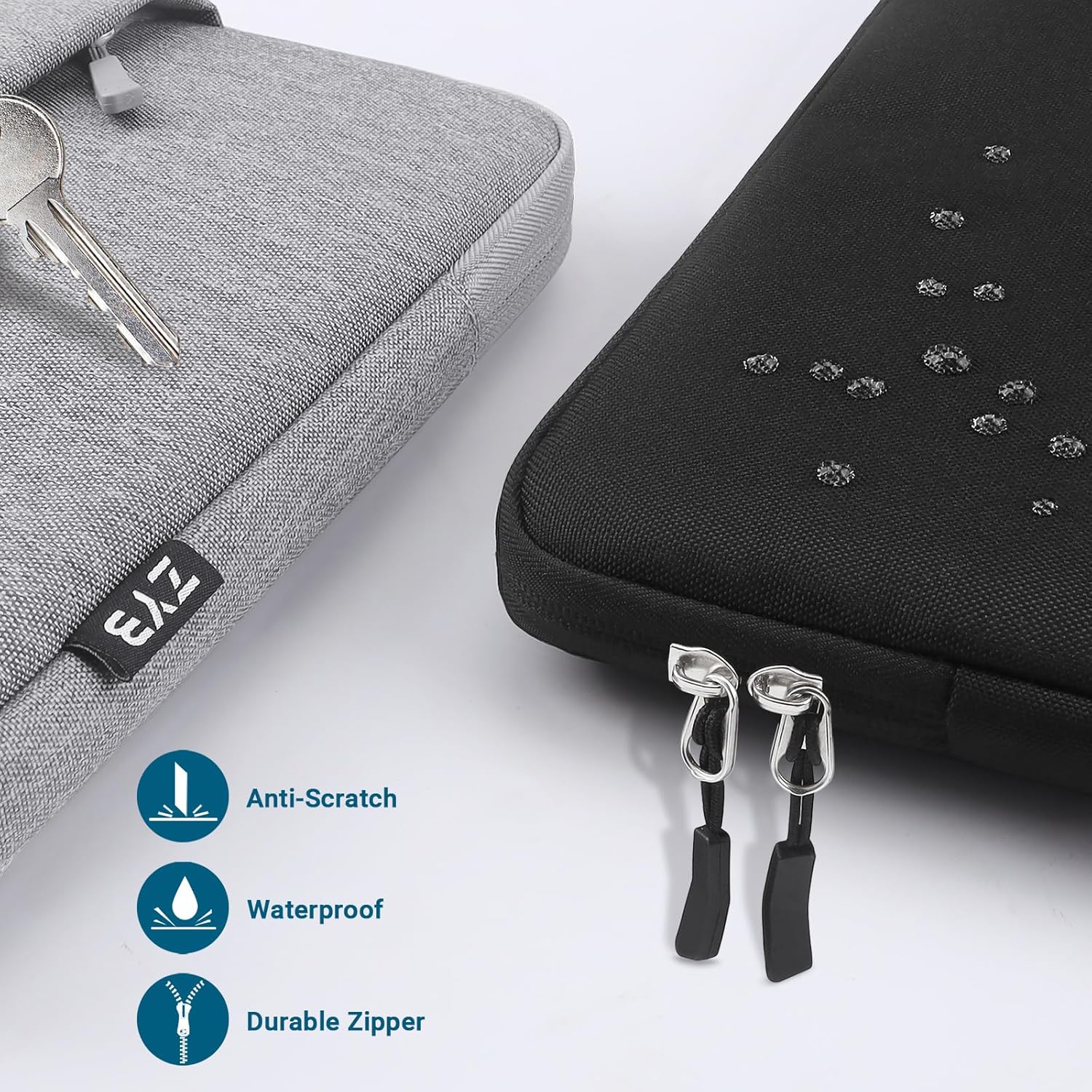 Zyb Custodia PC Portatile 16 Pollici, Grigio - immagine 5