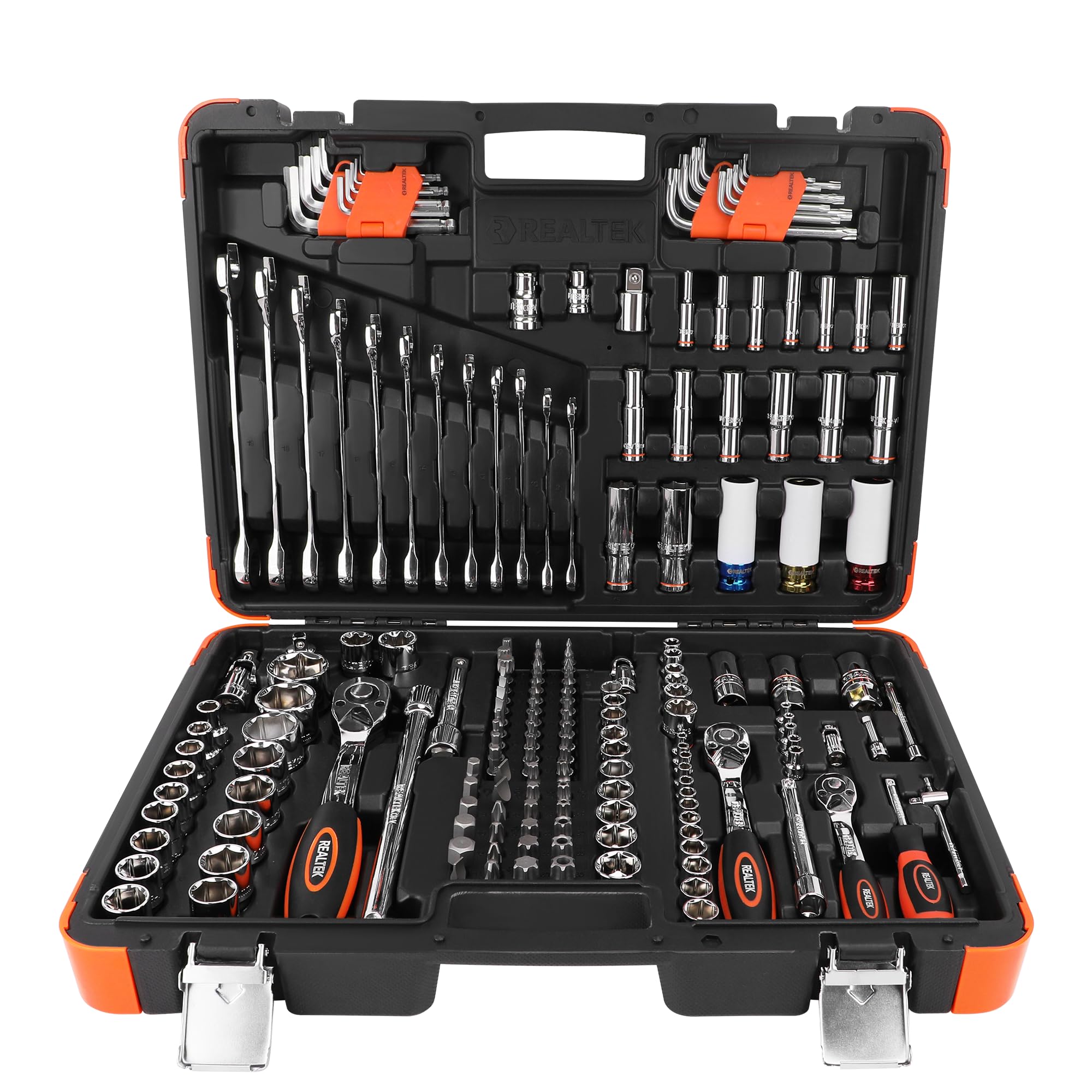 Realtek Set Chiavi a Bussola 178 Pezzi Cr-V