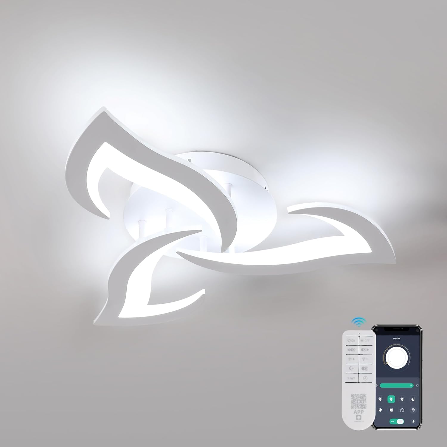 Dorlink Plafoniera LED Soffitto Dimmerabile 35W 58CM - immagine 1