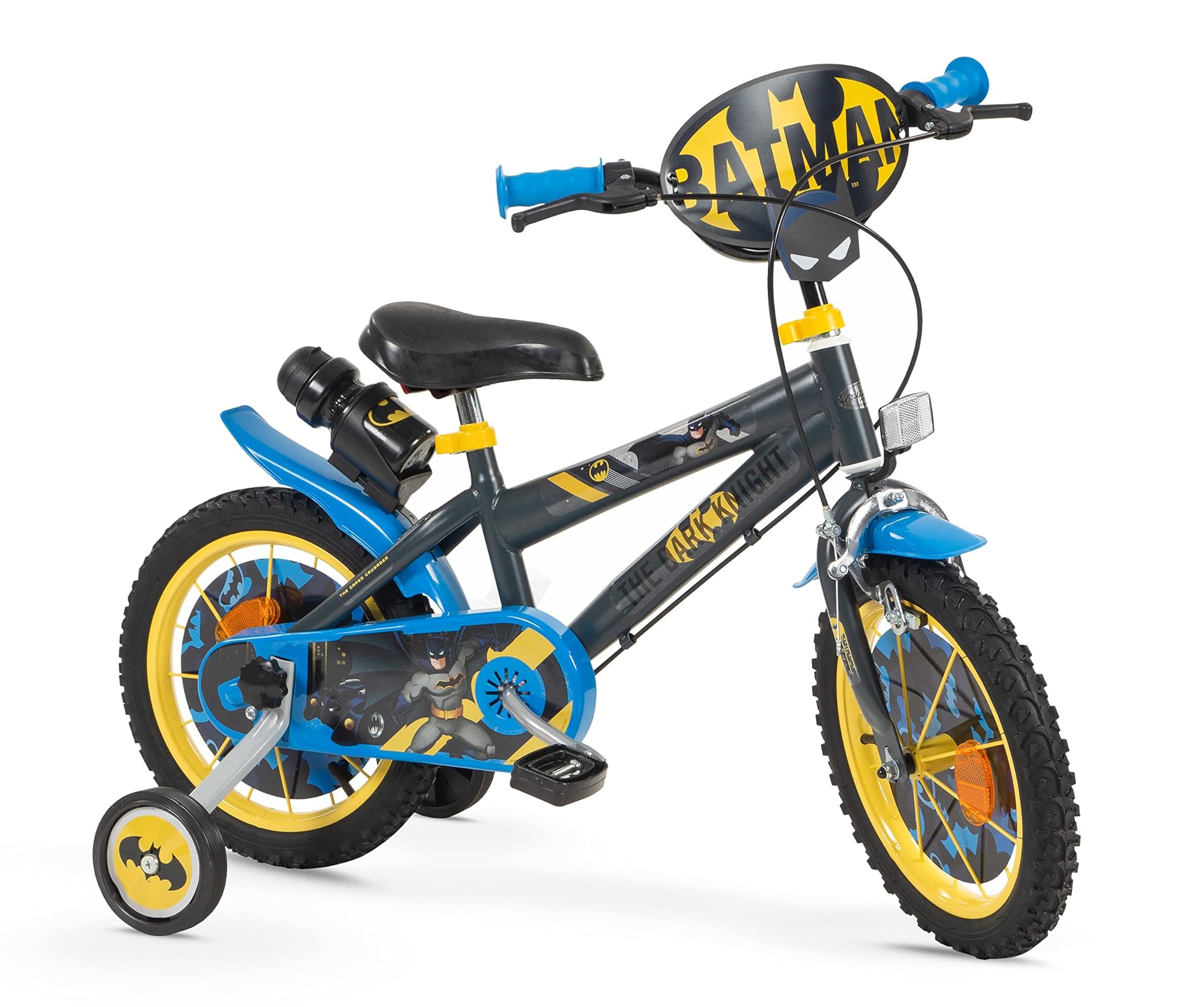 TOIMSA Bicicleta Infantil 14" Batman, 14913 Gioventù Unisex, Multicolore, única