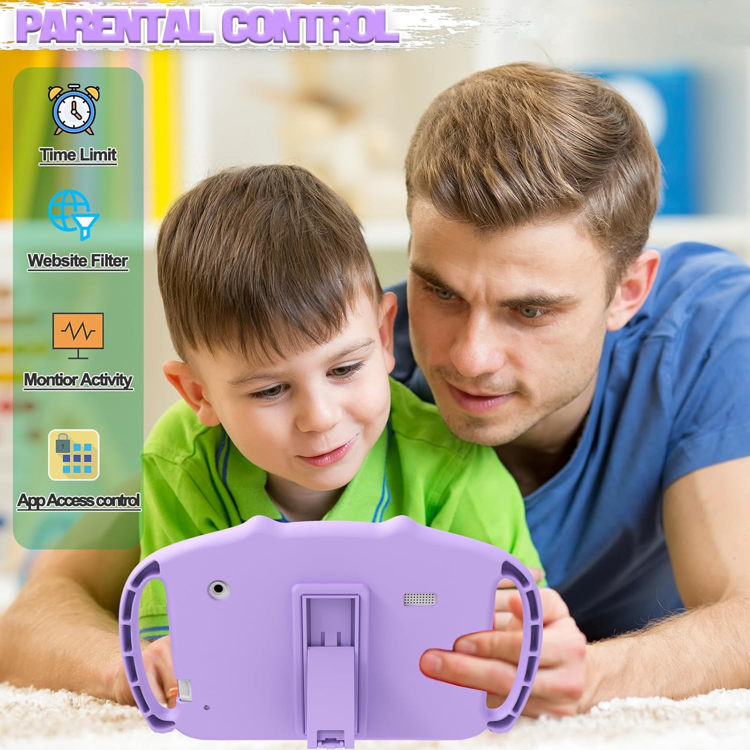 Tablet Bambini 7 Pollici Android con WiFi e Bluetooth - immagine 3
