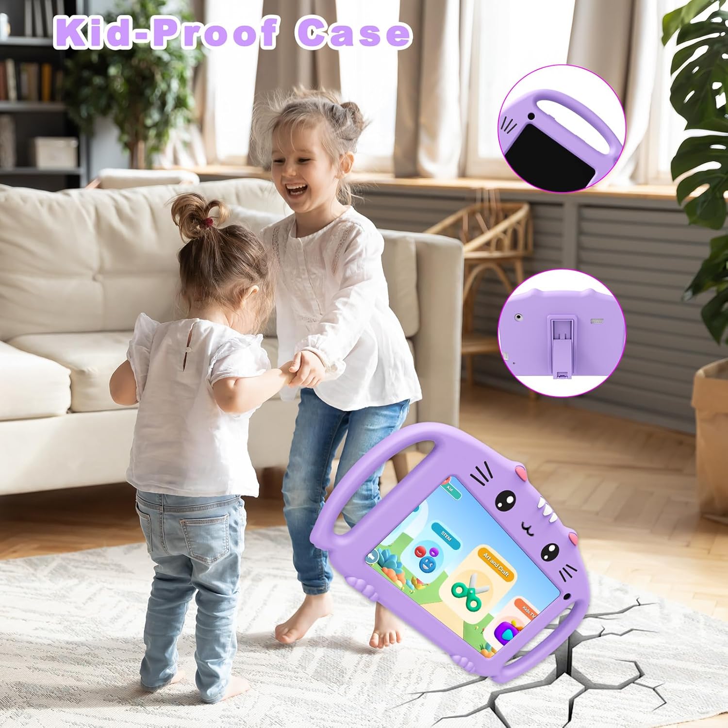 Tablet Bambini 7 Pollici Android con WiFi e Bluetooth - immagine 4