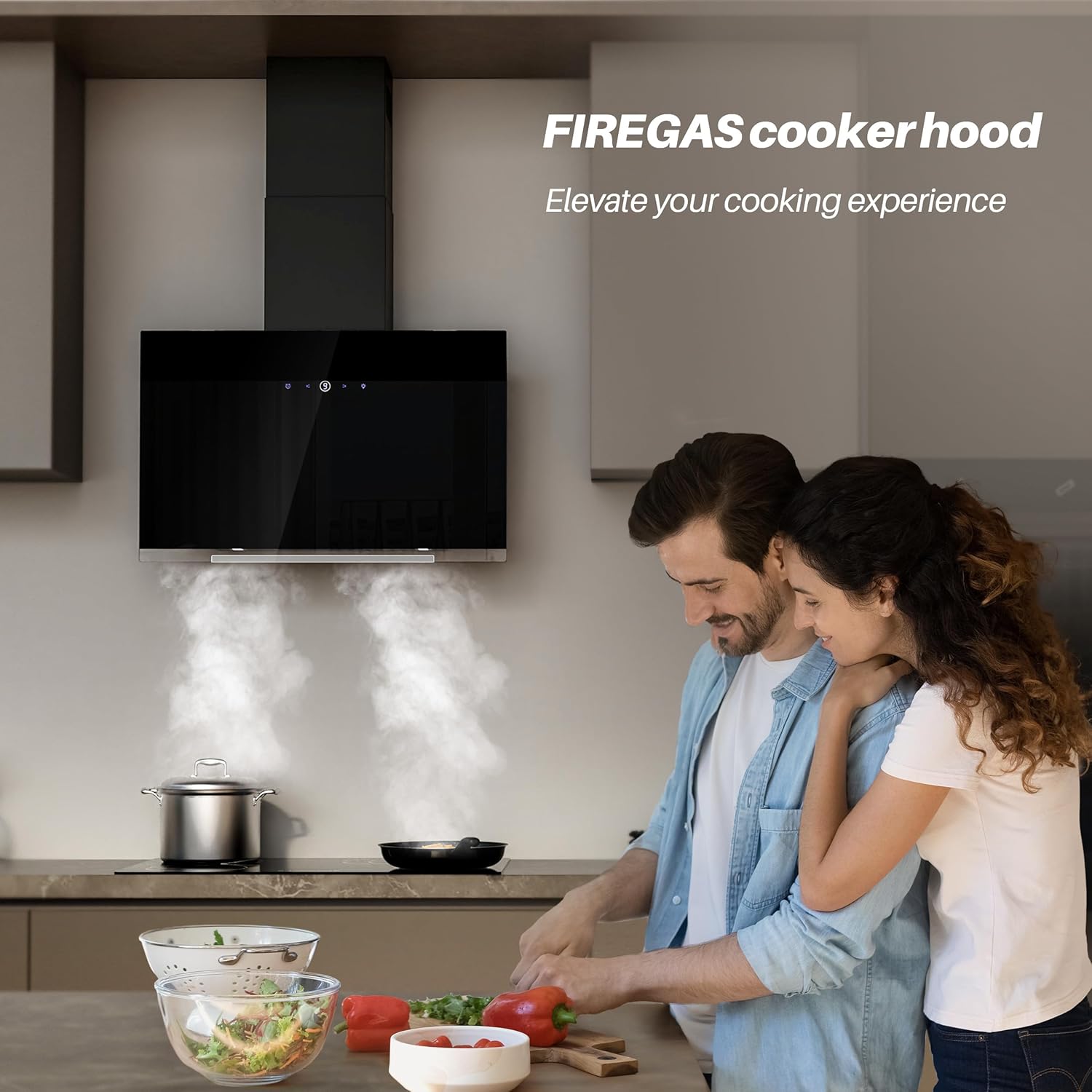 Firegas Cappa Aspirazione 60 cm 487 m³/h - immagine 2