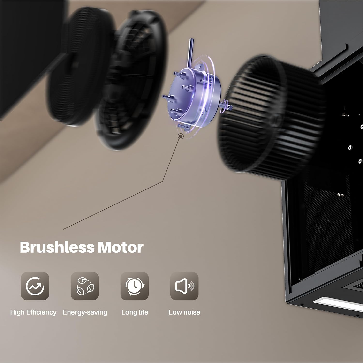 Firegas Cappa Aspirazione 60 cm 487 m³/h - immagine 3