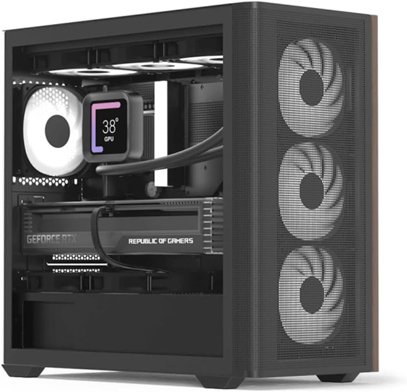 Aerocool D301A Mid-Tower Case Gaming PC con 4 Ventole RGB - immagine 1