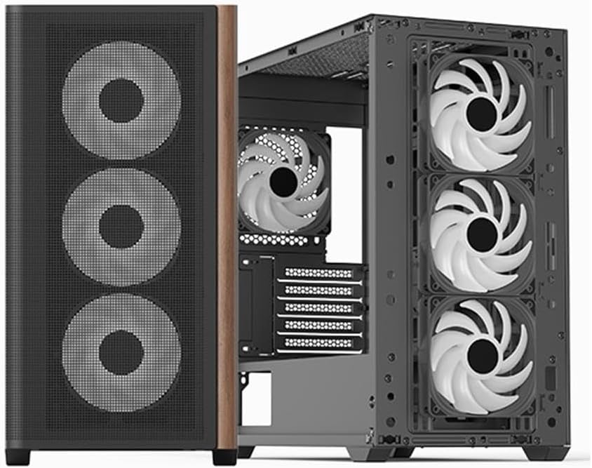 Aerocool D301A Mid-Tower Case Gaming PC con 4 Ventole RGB - immagine 6