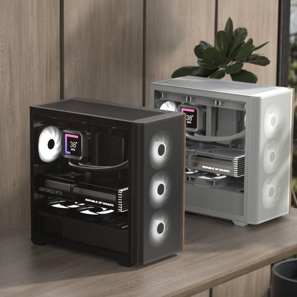 Aerocool D301A Mid-Tower Case Gaming PC con 4 Ventole RGB - immagine 7