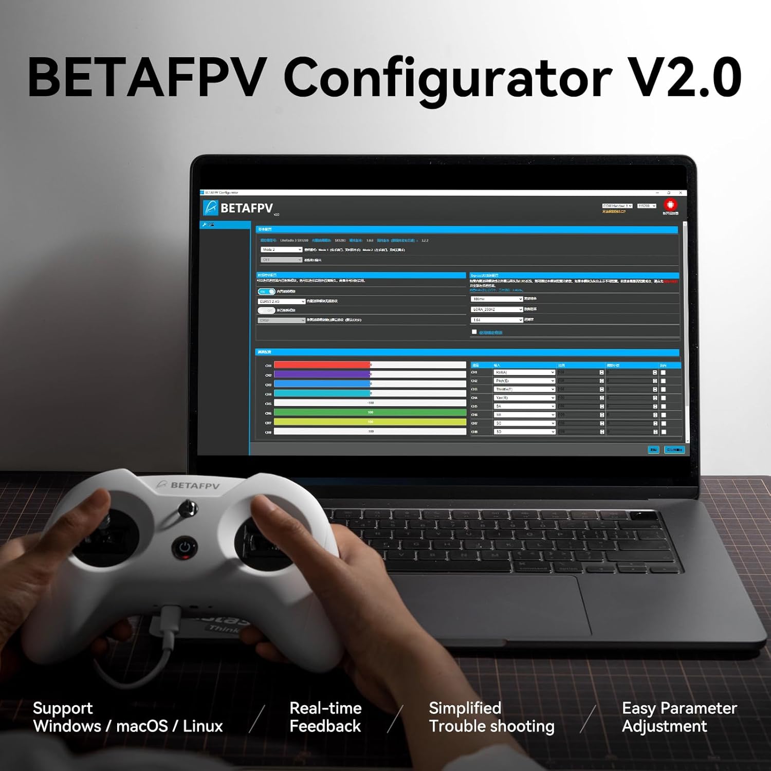 Betafpv LiteRadio 3 RC Radio Transmitter - immagine 2