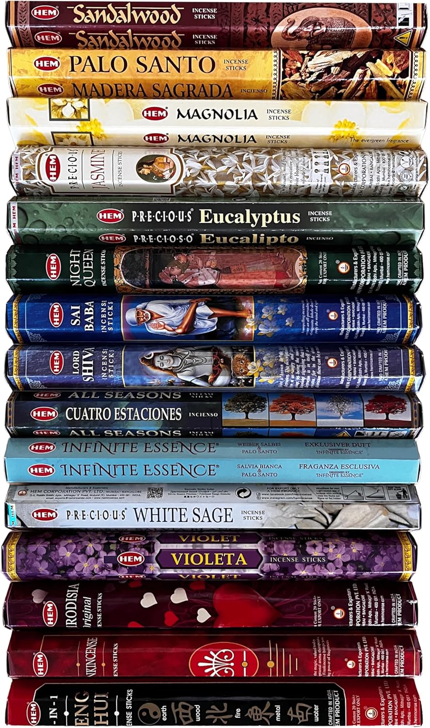Hem - Confezione Incensi Assortiti 300 Bastoncini - immagine 1