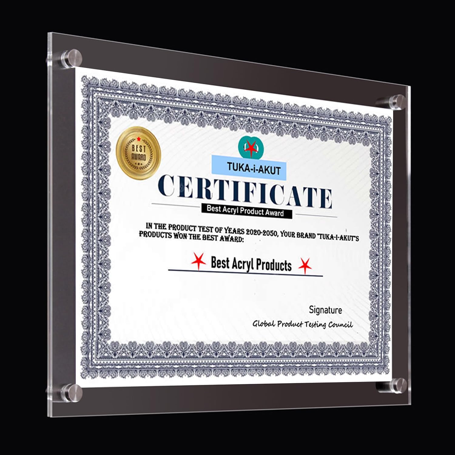 Tuka-i-akut 5X Cornice Display da Parete A4 in Acrilico - immagine 2