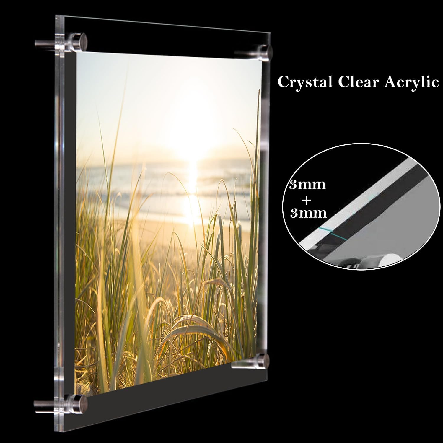 Tuka-i-akut 5X Cornice Display da Parete A4 in Acrilico - immagine 3