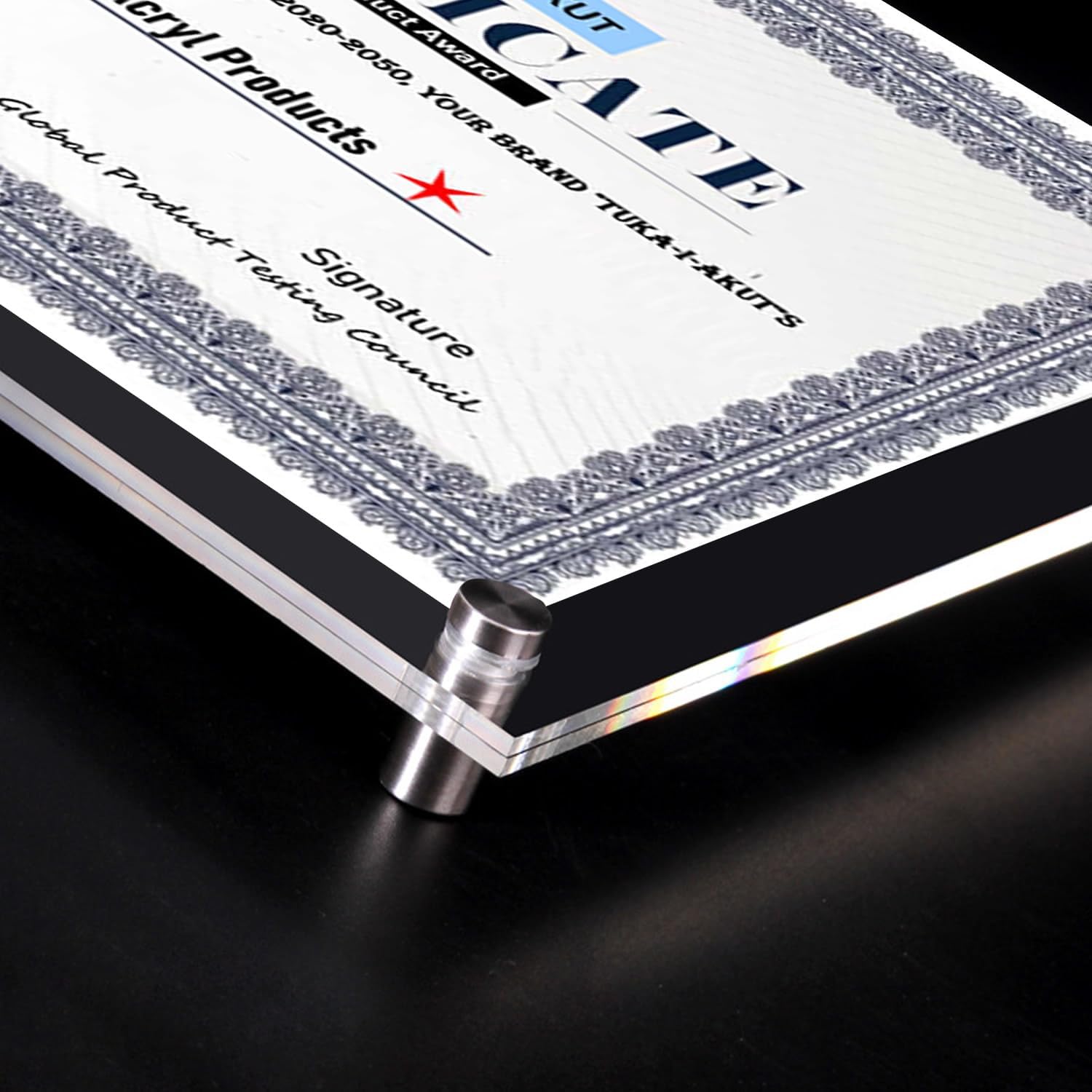 Tuka-i-akut 5X Cornice Display da Parete A4 in Acrilico - immagine 6