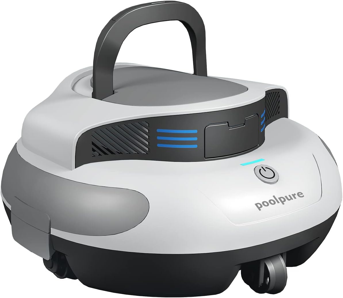 POOLPURE Aspirapolvere Robot per Piscina Senza Fili