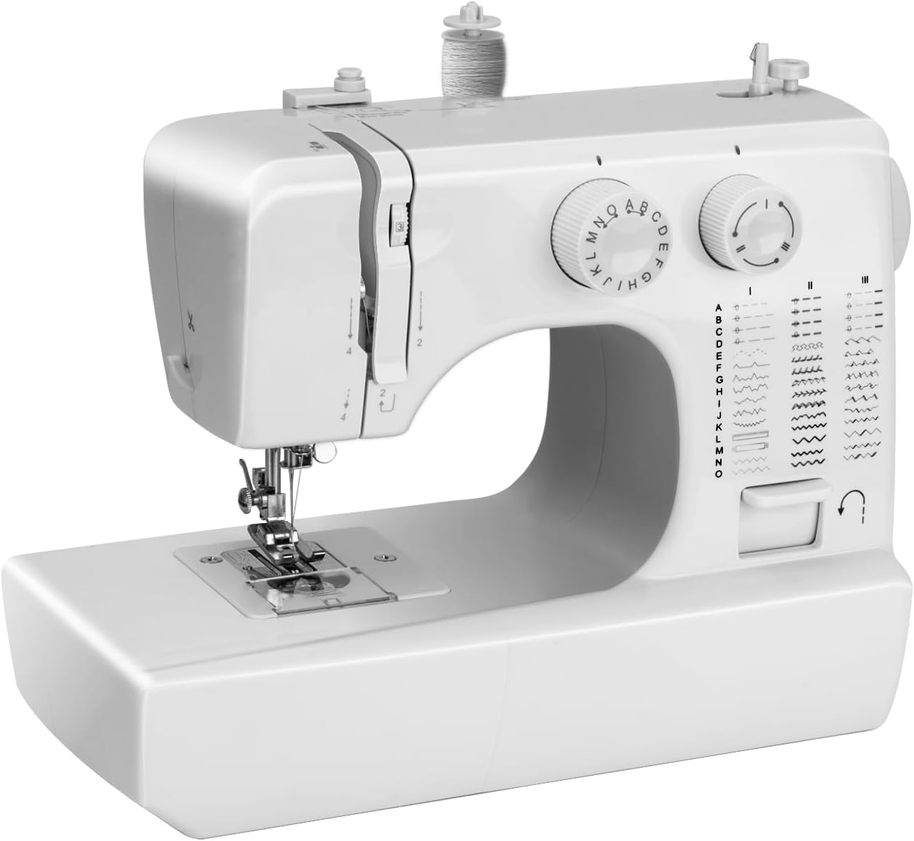 Macchina da Cucire 45 Punti con Luce LED e Pedale - immagine 1