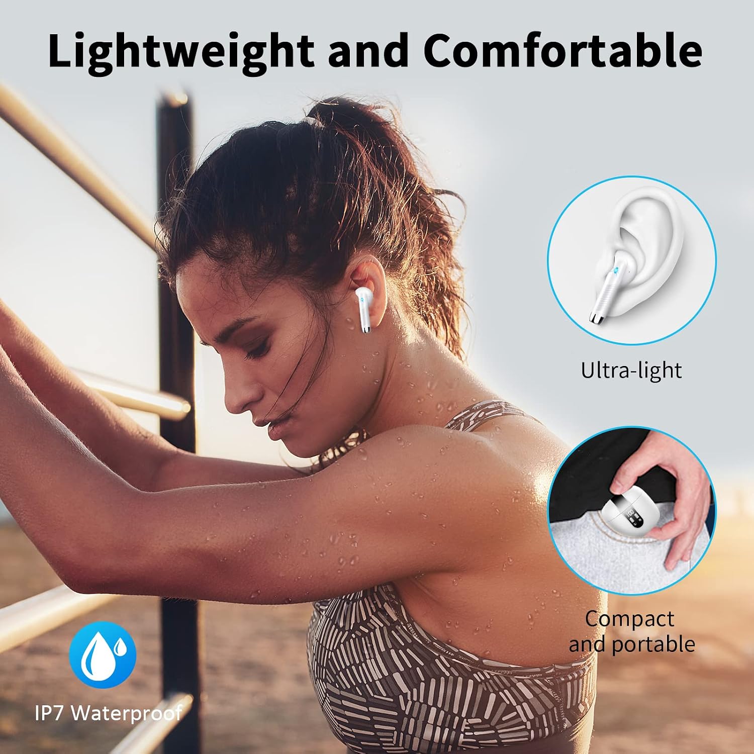 Cuffie Bluetooth 5.4 In Ear 56H | Drsaec | Velz