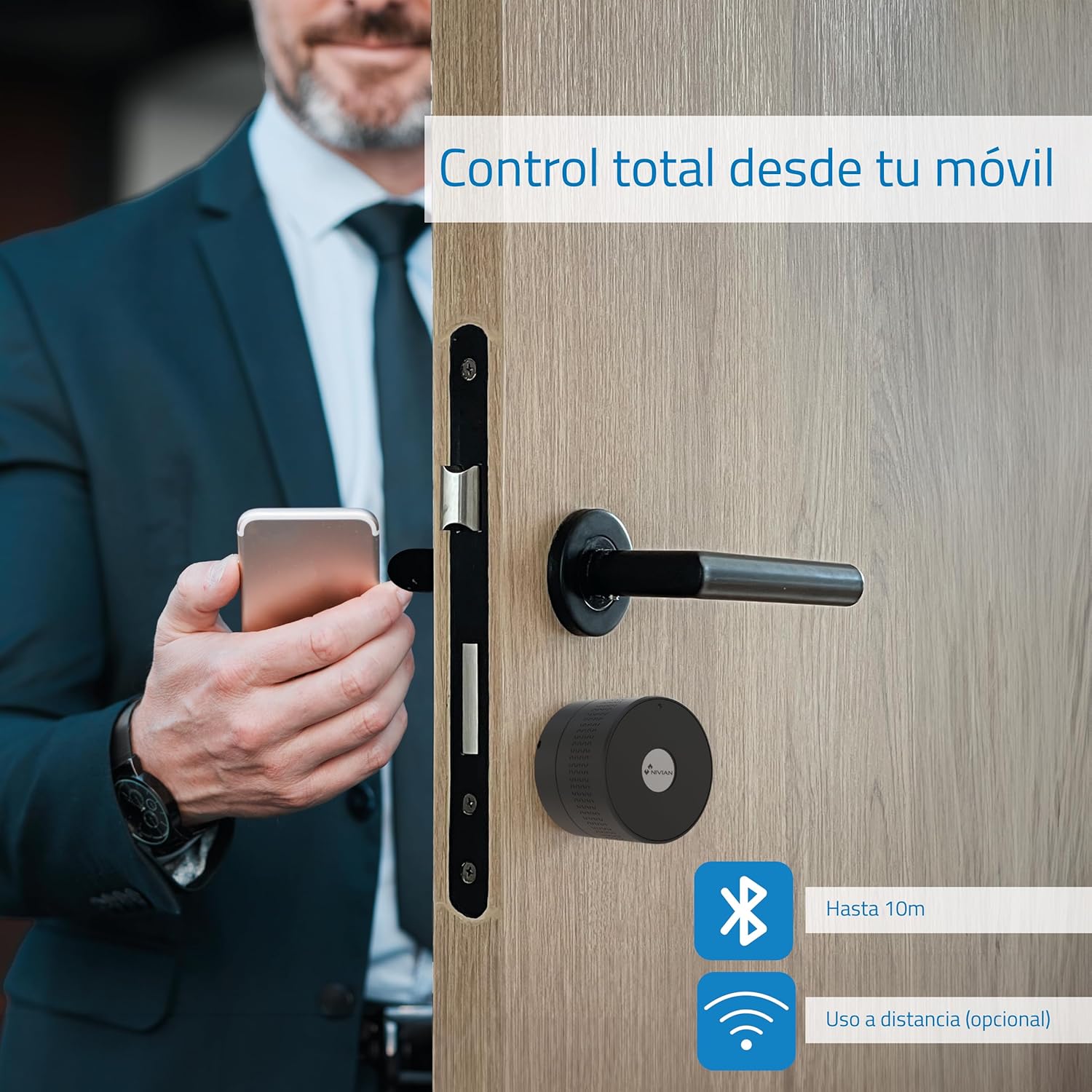Nivian Smart Lock Wifi con Accesso Remoto - immagine 3