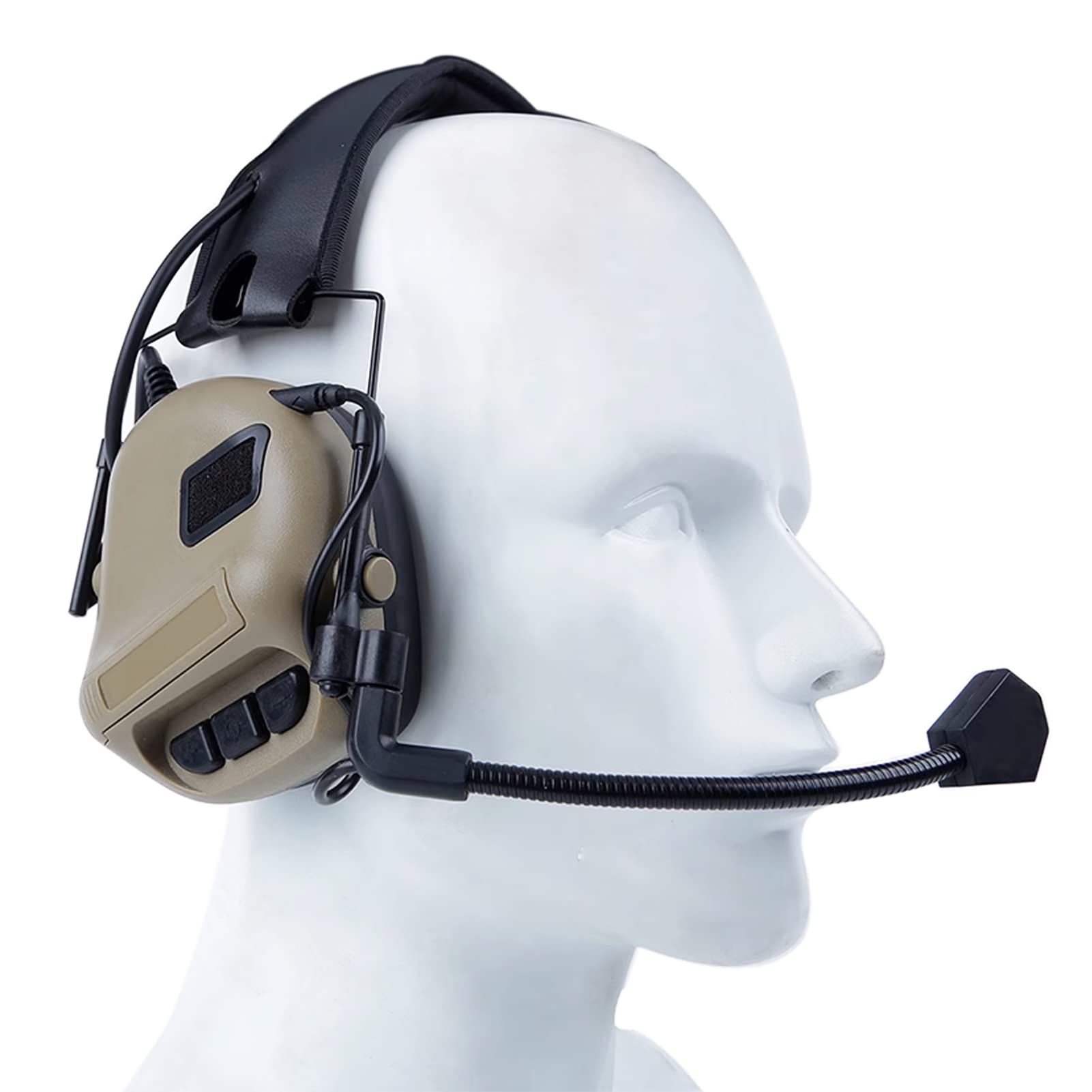 Yunseity Cuffie Militari Retrattili con Microfono