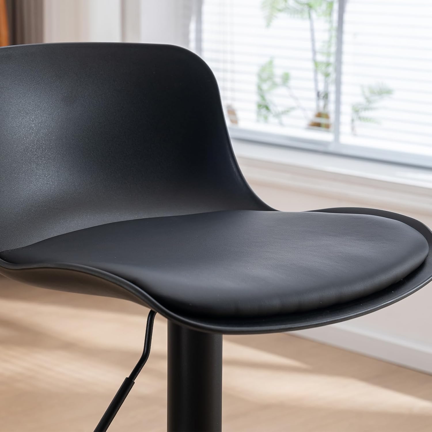 Younike Sgabelli da Bar Set 2, Neri - immagine 8