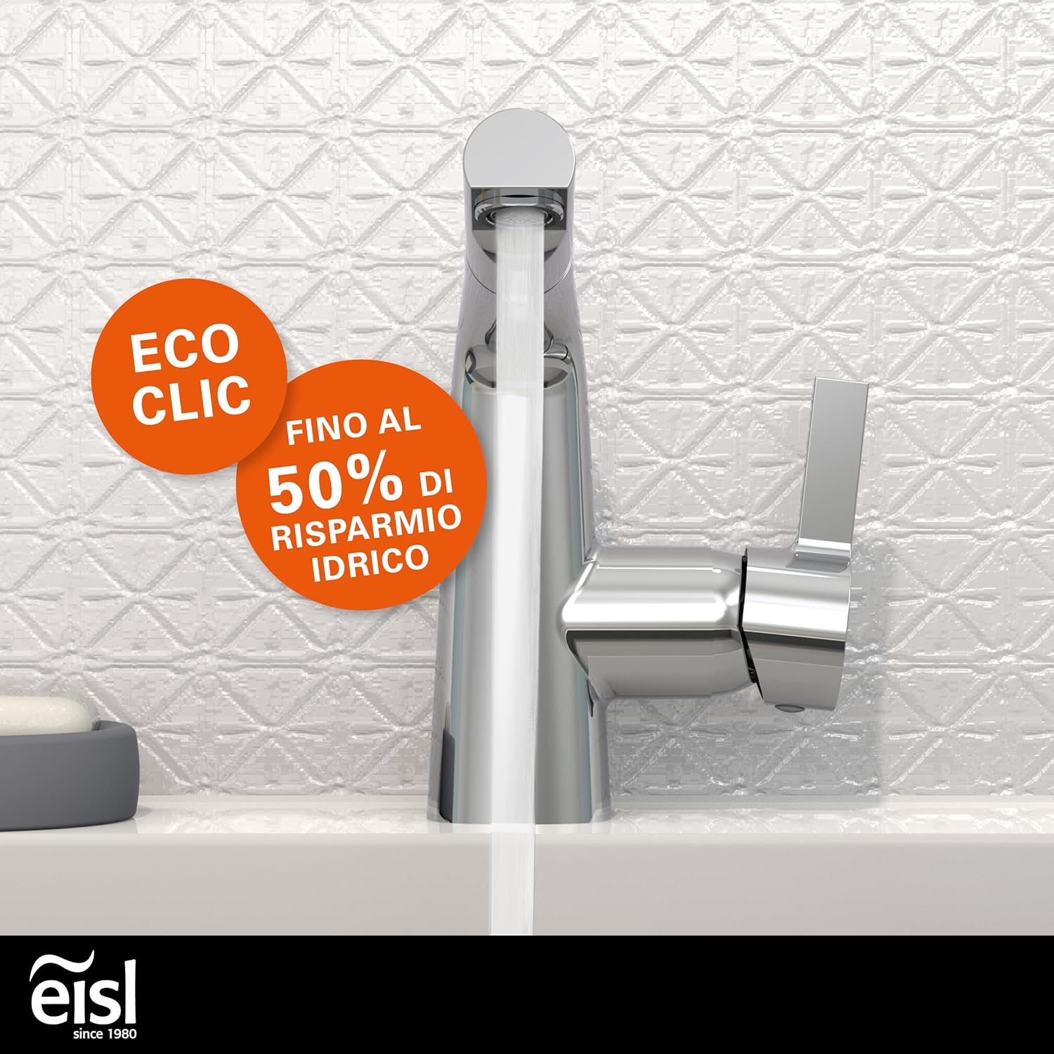 Eisl COOL NI075COCR - Rubinetto Bagno Lavabo Cromo - immagine 5