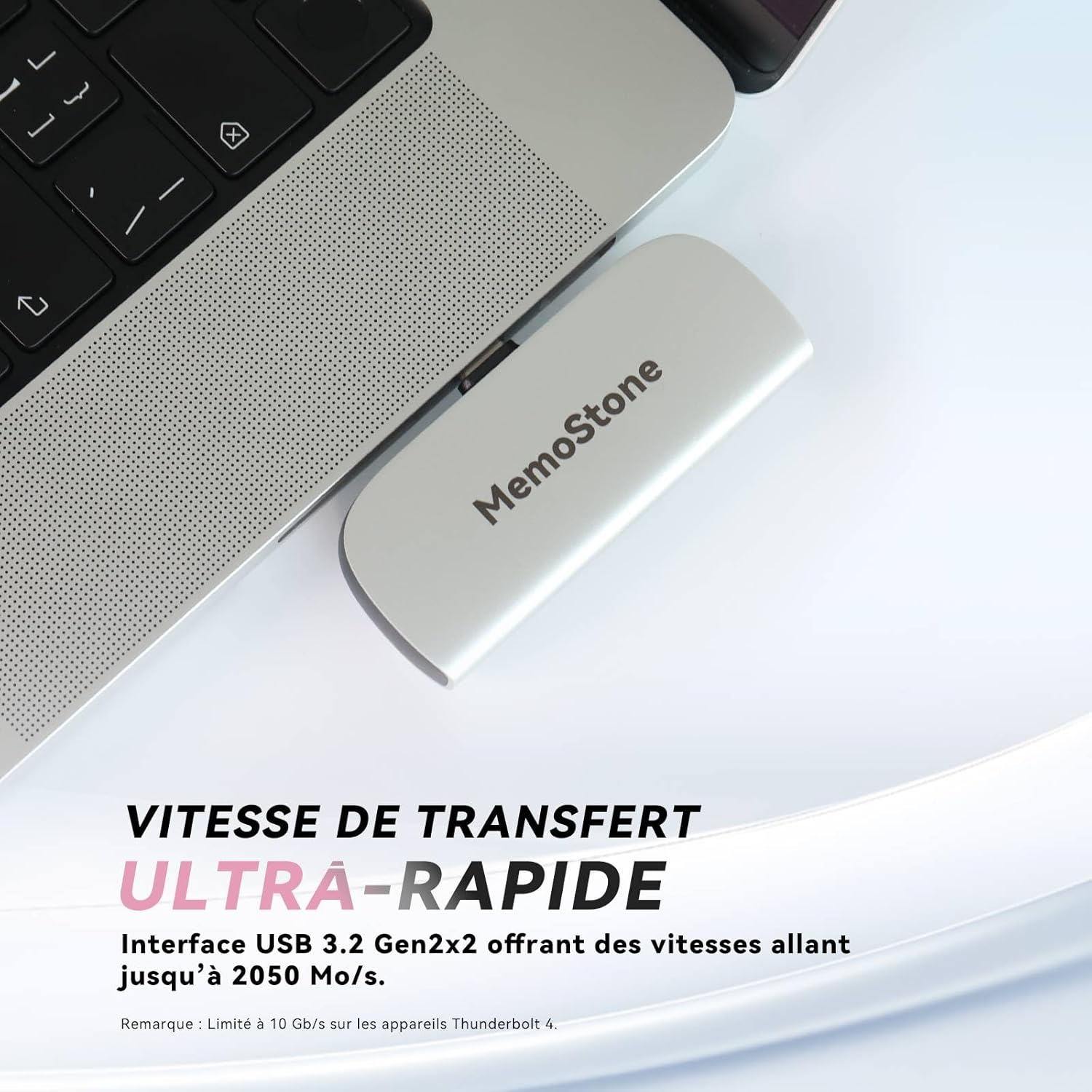 Kingspec MemoStone - SSD Esterna Portatile USB-C 2 TB - immagine 2