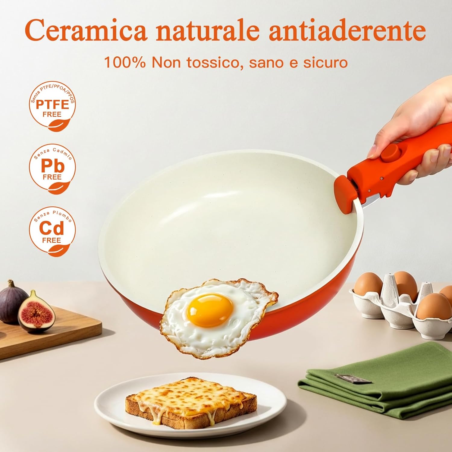 Gipp 11 Pezzi Set Pentole e Padelle Antiaderenti - immagine 7