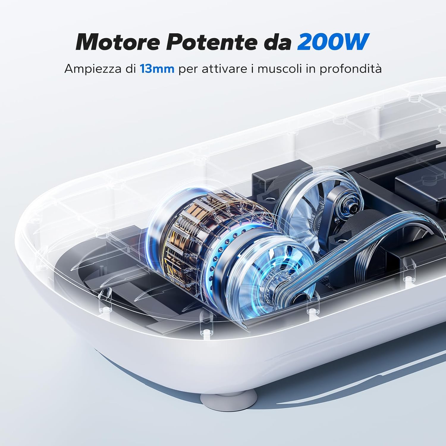 Merach Pedana Vibrante Dimagrante Potente, Grigio - immagine 2