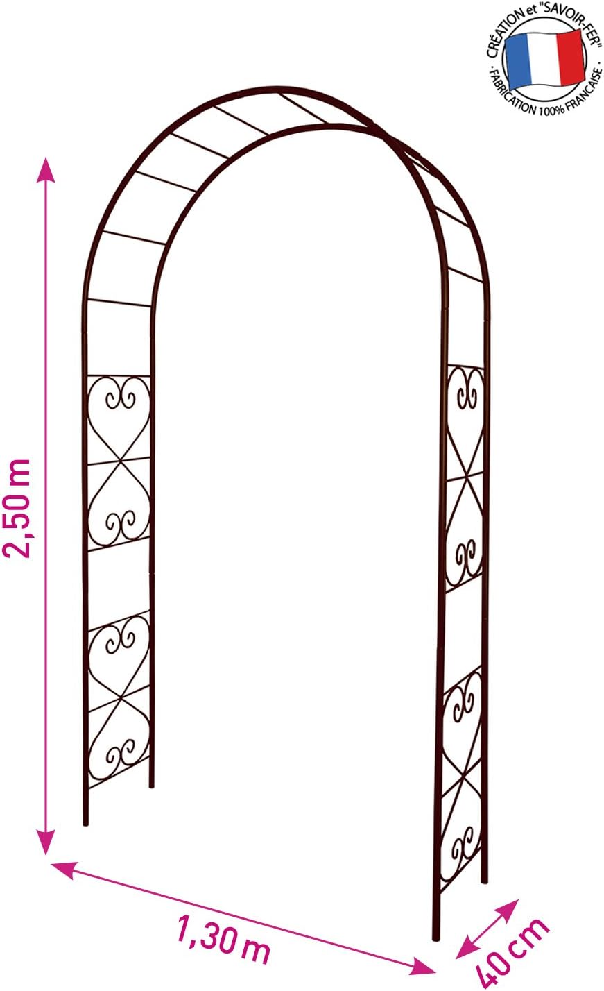 Louis-3166 Arco da Giardino Romantico 130x250 cm - immagine 2