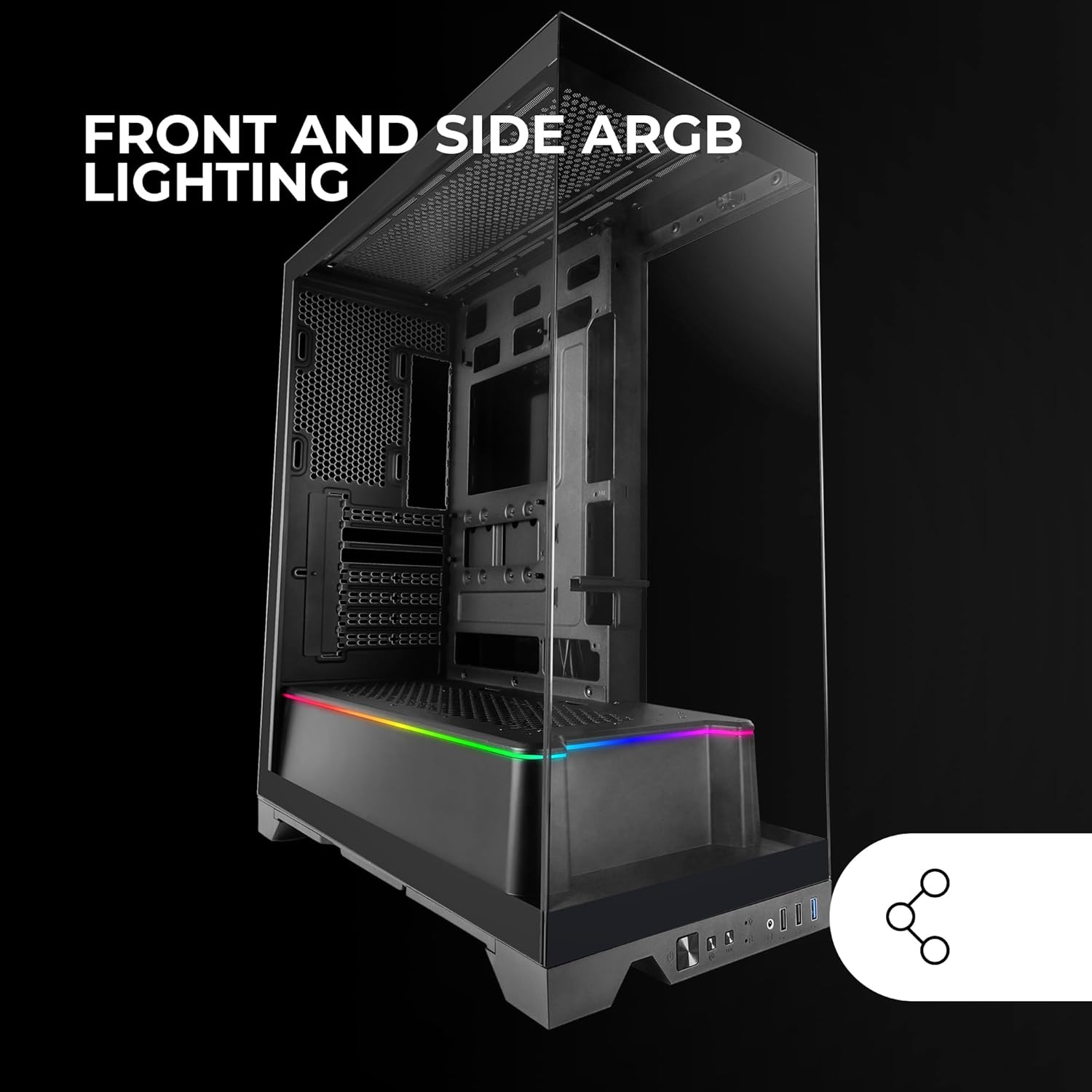 Mars Gaming MC-PRISMA - Case Gaming ATX, Nero - immagine 3