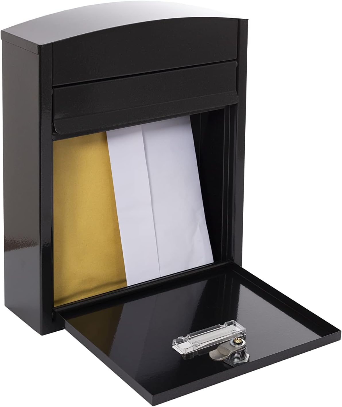 Arregui Compact E5734 Cassetta Postale in Acciaio, Nero - immagine 2