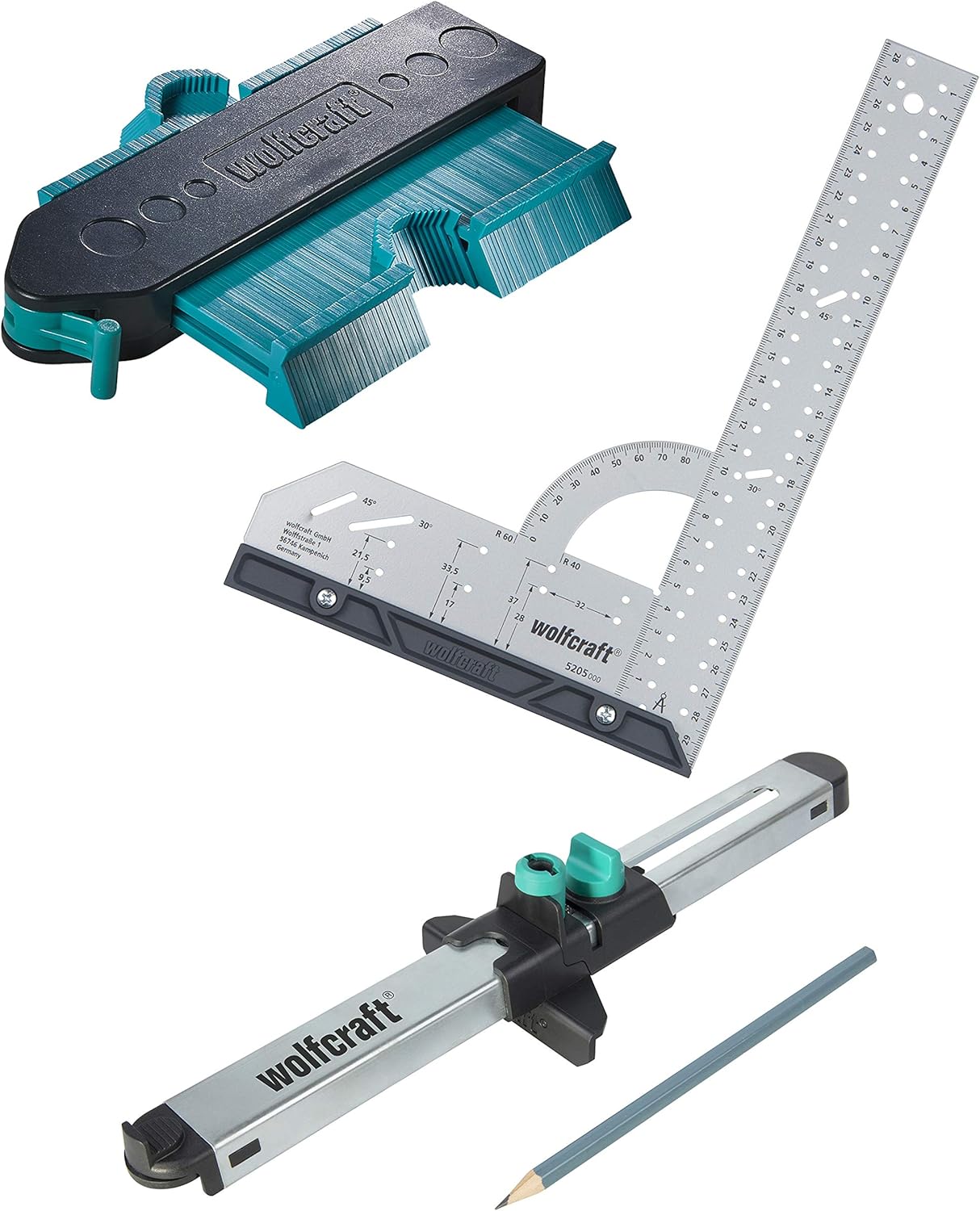 WOLFCRAFT Kit "Montaggio Laminato e Pavimenti di Design"