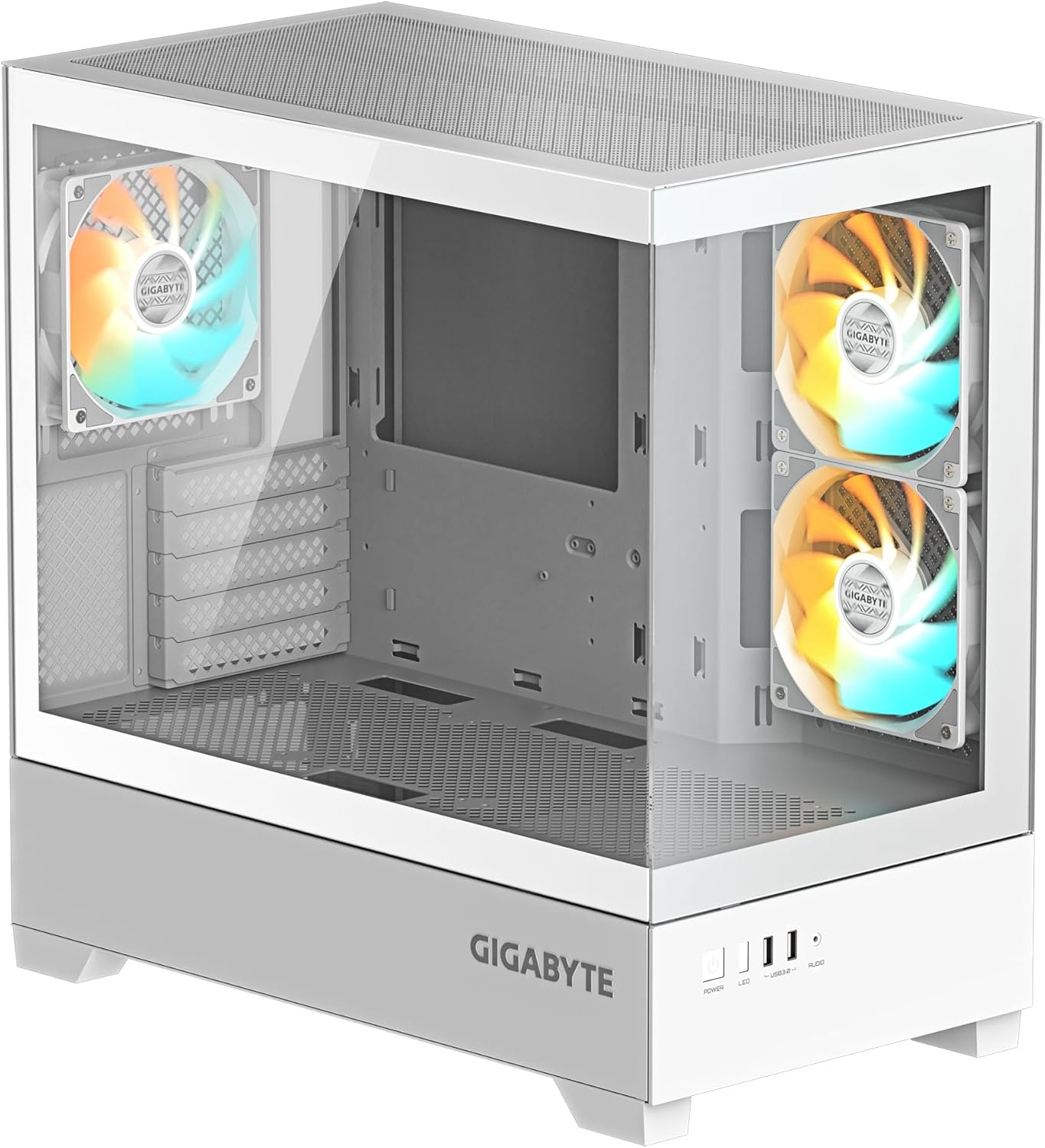 Gigabyte C201 PANORAMIC ICE - Case PC Mid Tower - immagine 2