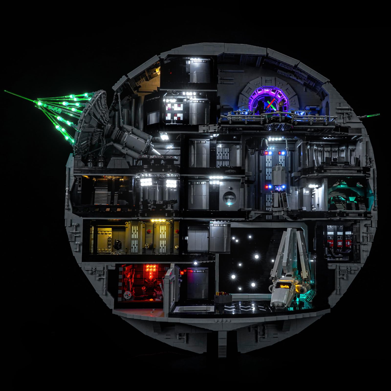 Brickbling Set Luci LED per Lego 75419 Death Star