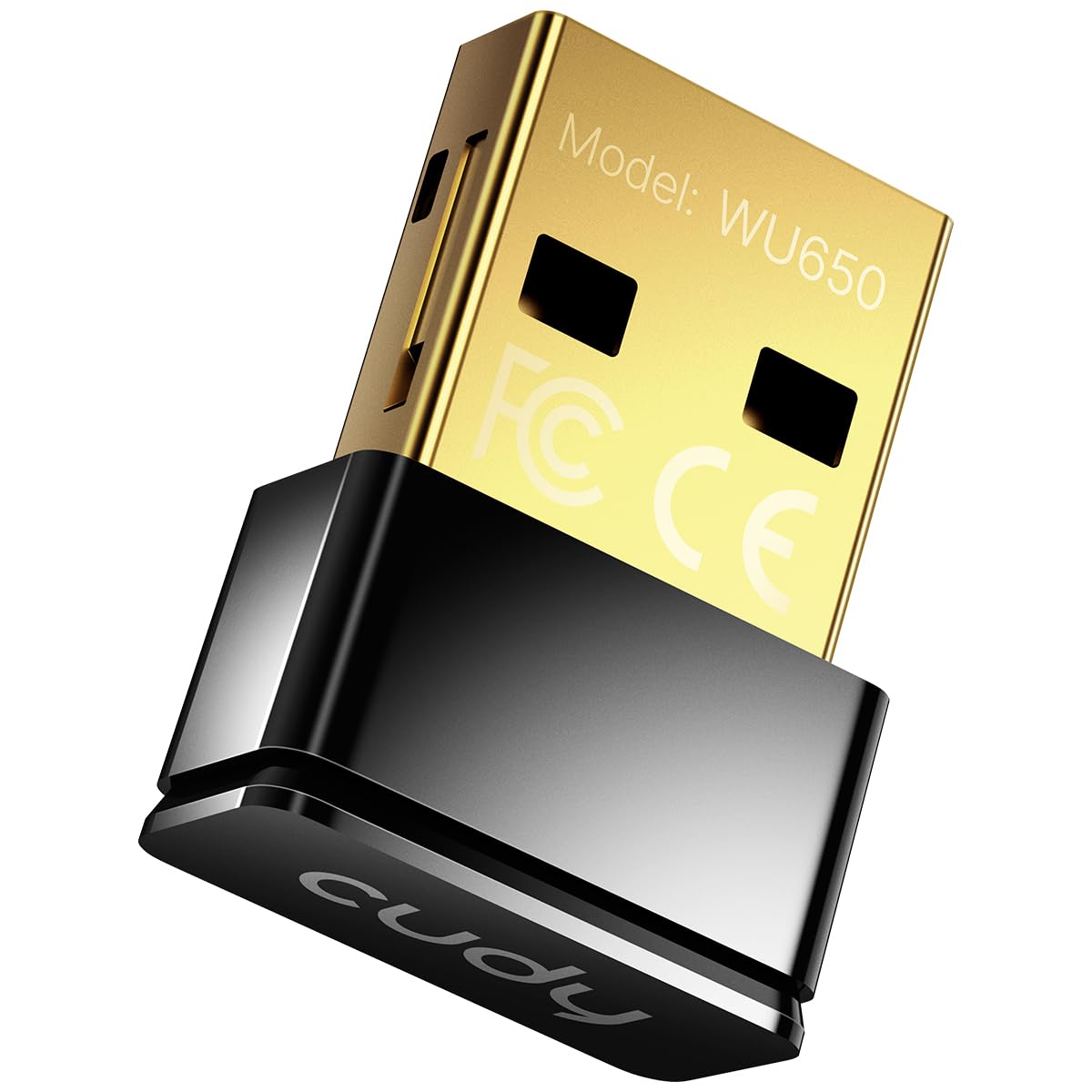 Cudy AC650 Adattatore WiFi wireless 650Mbps USB per PC con modalità SoftAP - Dimensione Nano | Compatibile con Windows XP / 7/8 / 8.1/10, Mac OS 10.6~10.11