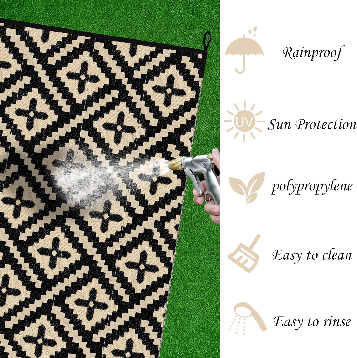 Tappeto Geometrico per Esterni 180x270cm - immagine 4