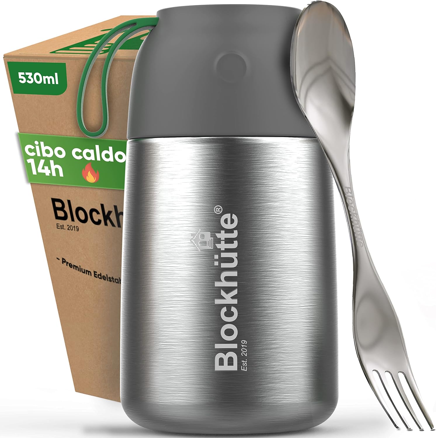 Blockhütte Contenitore Termico per Alimenti Caldi 530ml - immagine 1