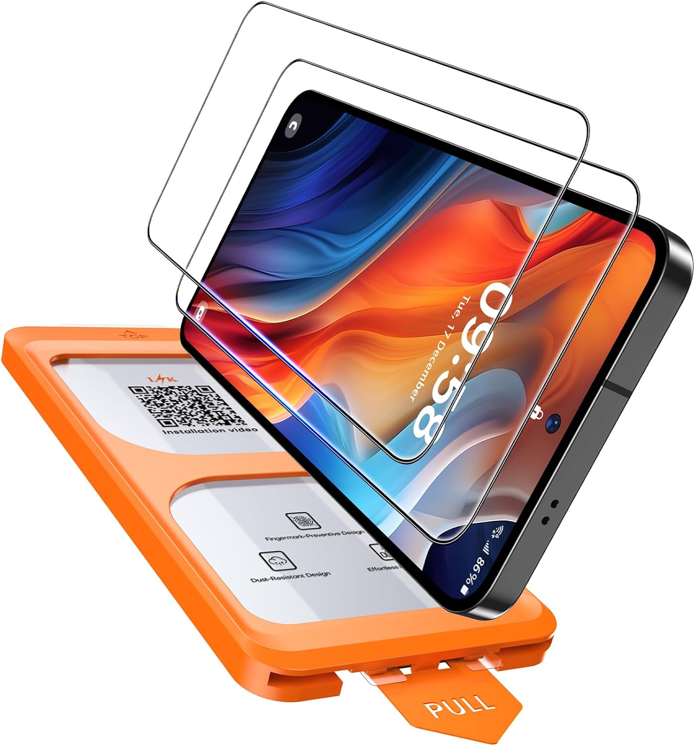 LϟK 2 Pezzi Vetro Temperato per Samsung Galaxy S25 Plus - immagine 1