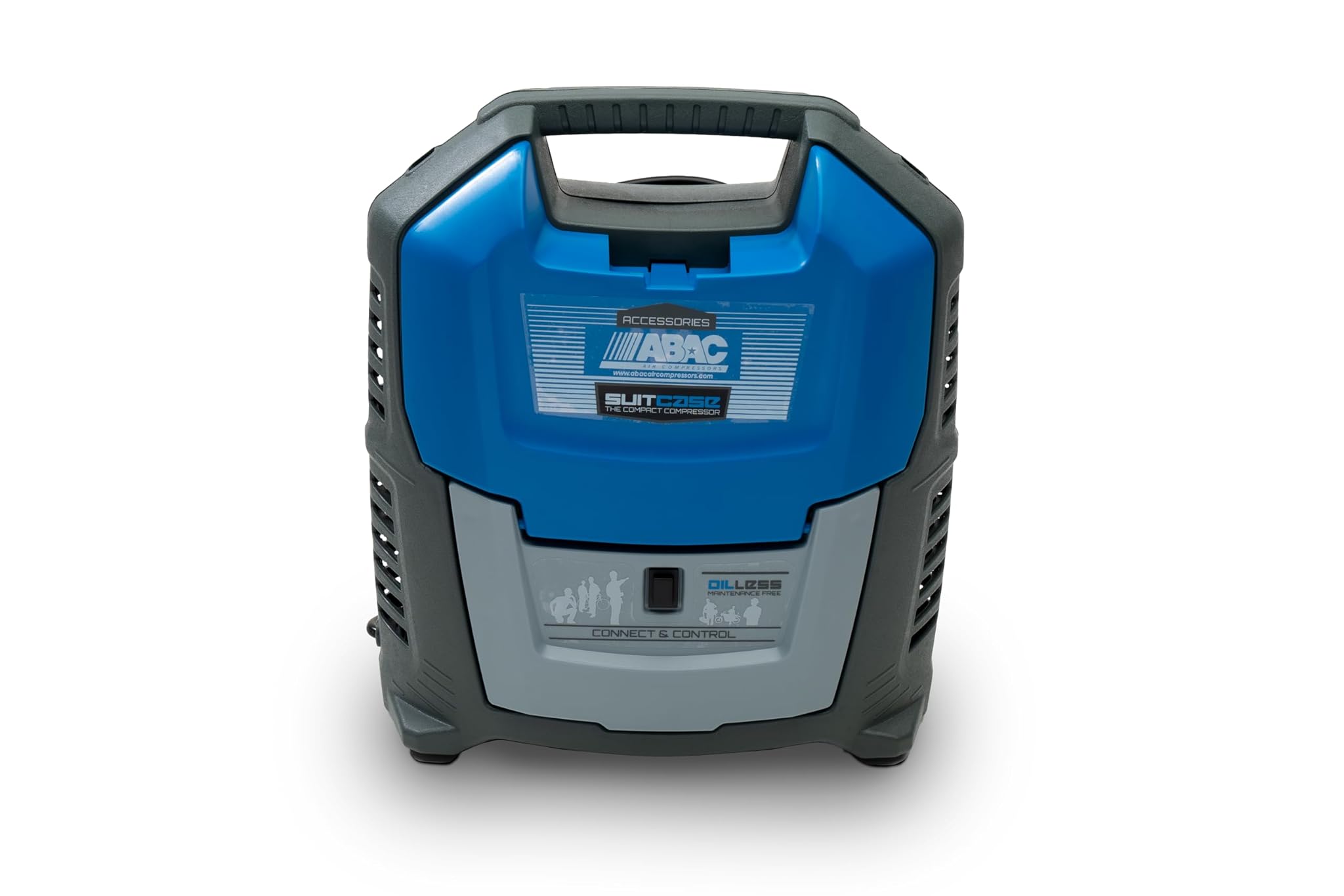 Abac Compressore d'Aria Portatile Suitcase 0 Oil-Free