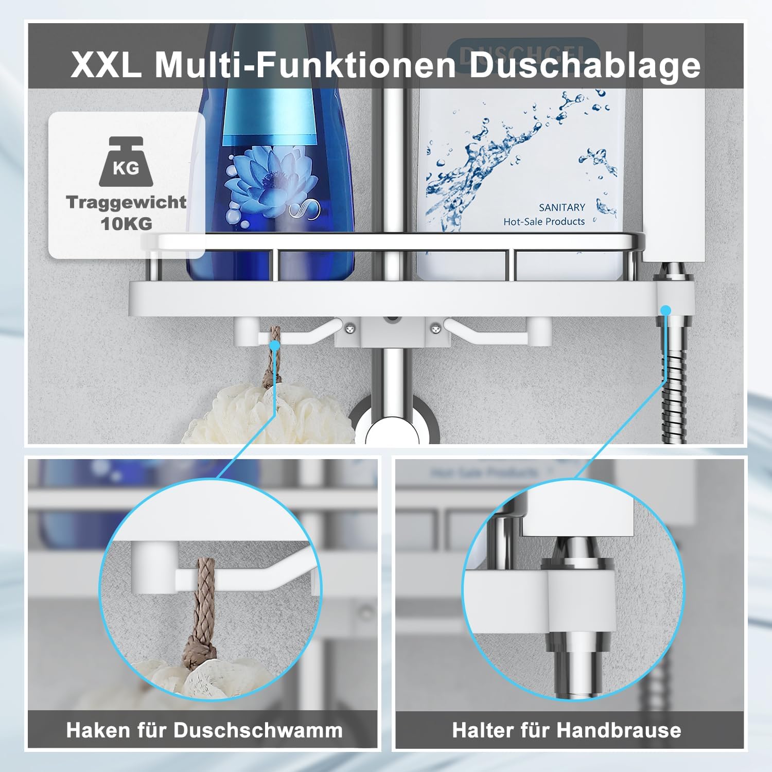 Görbach Colonna Doccia Acciaio Inox D20cm - immagine 6