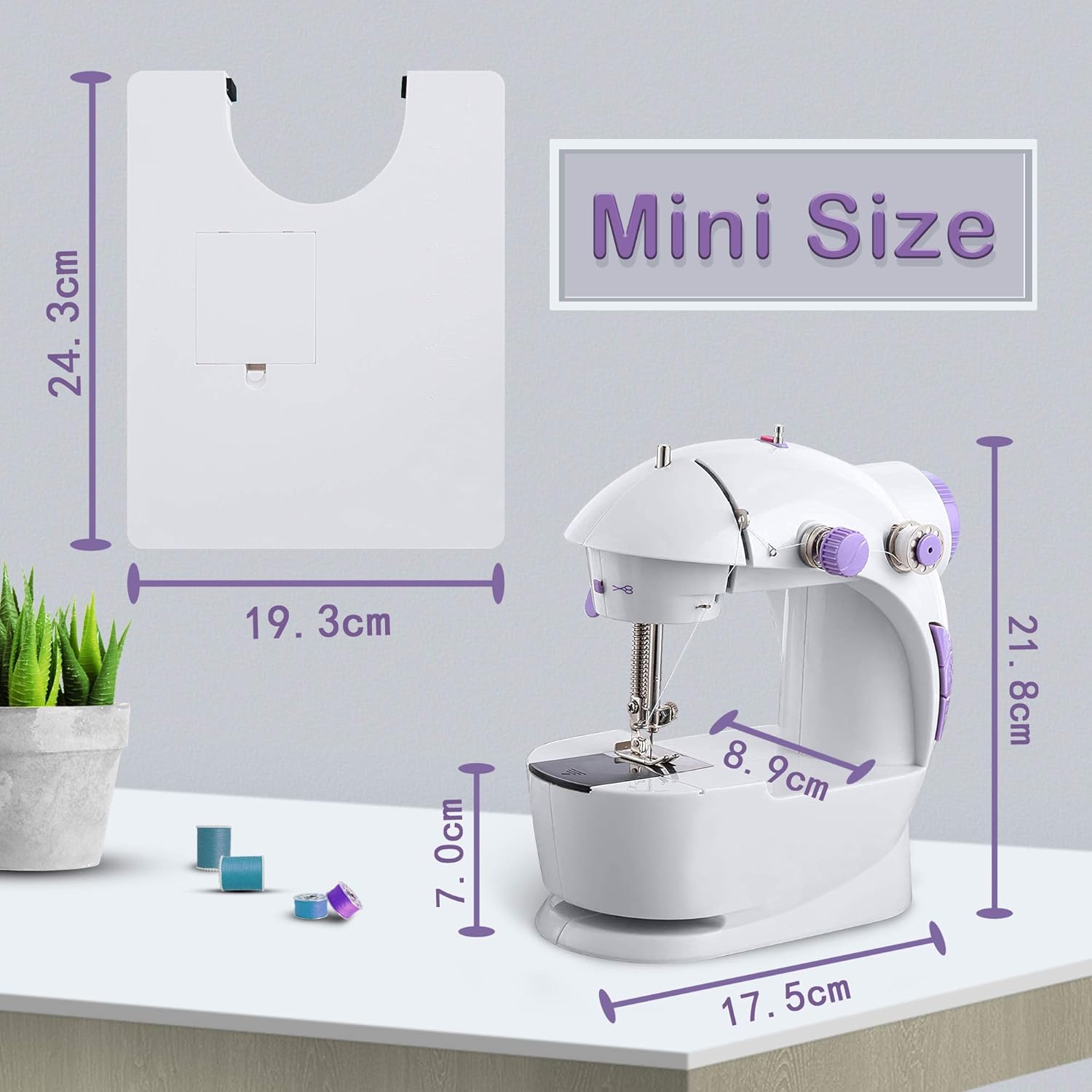 Kpcb Tech Mini Macchina da Cucire Portatile - immagine 2