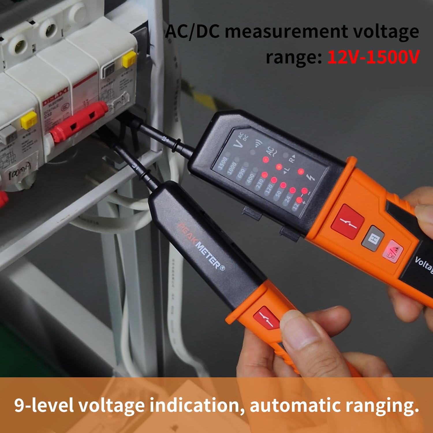 Tester di Tensione e Continuità 12V-1500V (PM8200A) - immagine 6
