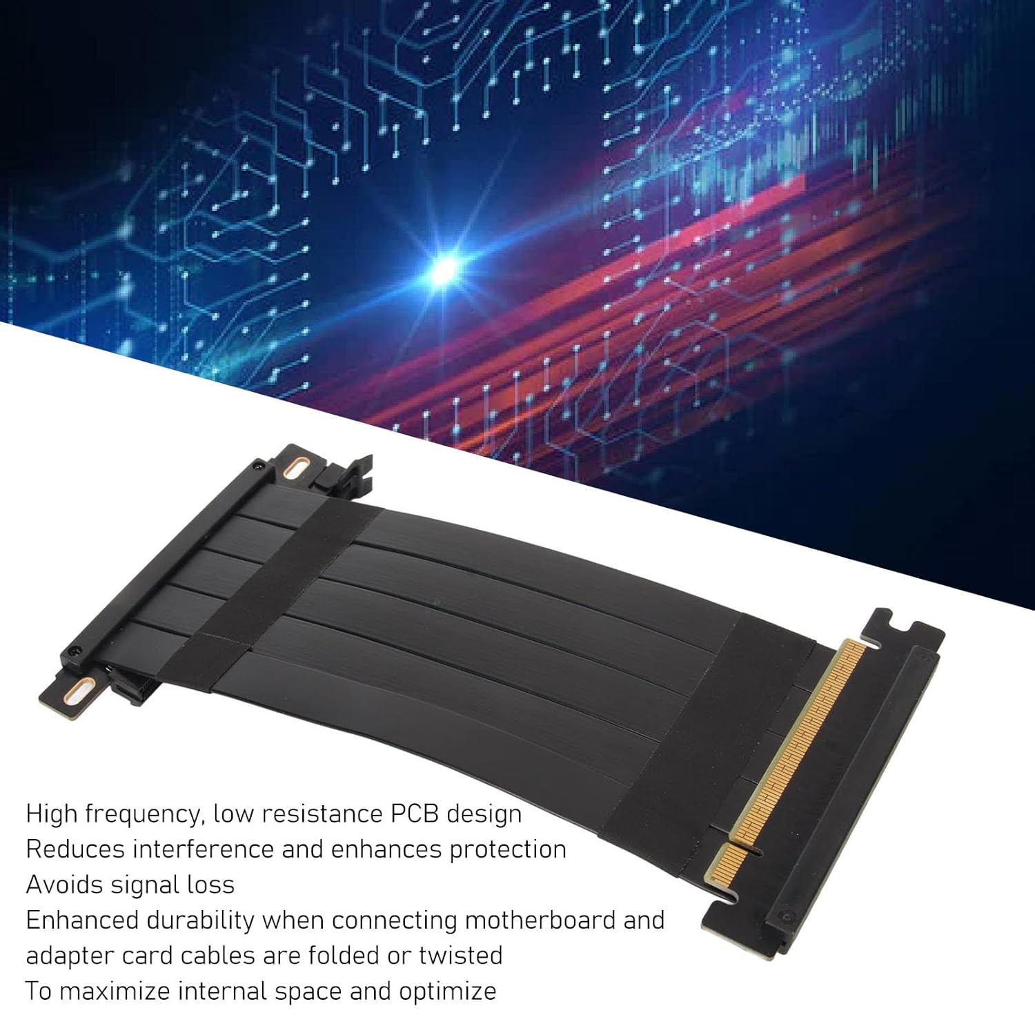 Cavo Riser GPU PCIE 4.0 X16 Flessibile 40cm - immagine 4