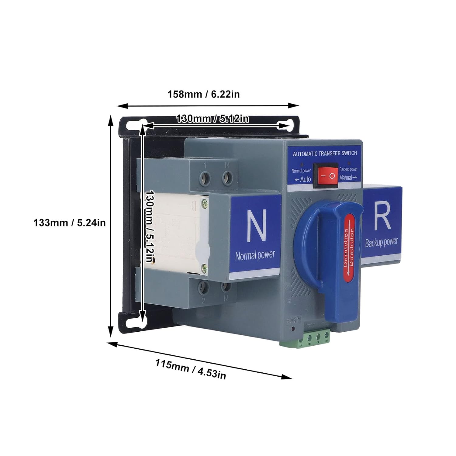 Interruttore di Trasferimento Automatico 2P CB AC230V - immagine 5