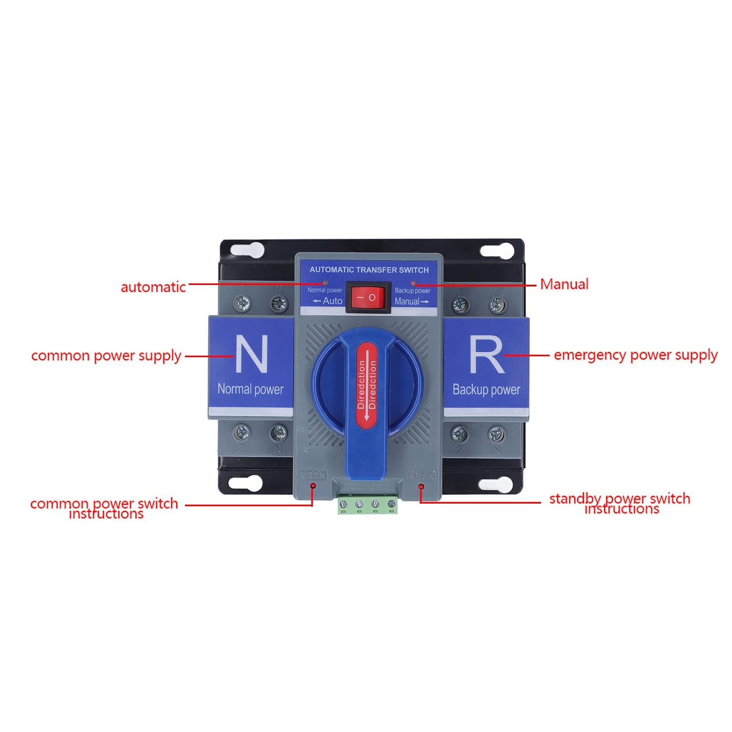 Interruttore di Trasferimento Automatico 2P CB AC230V - immagine 6