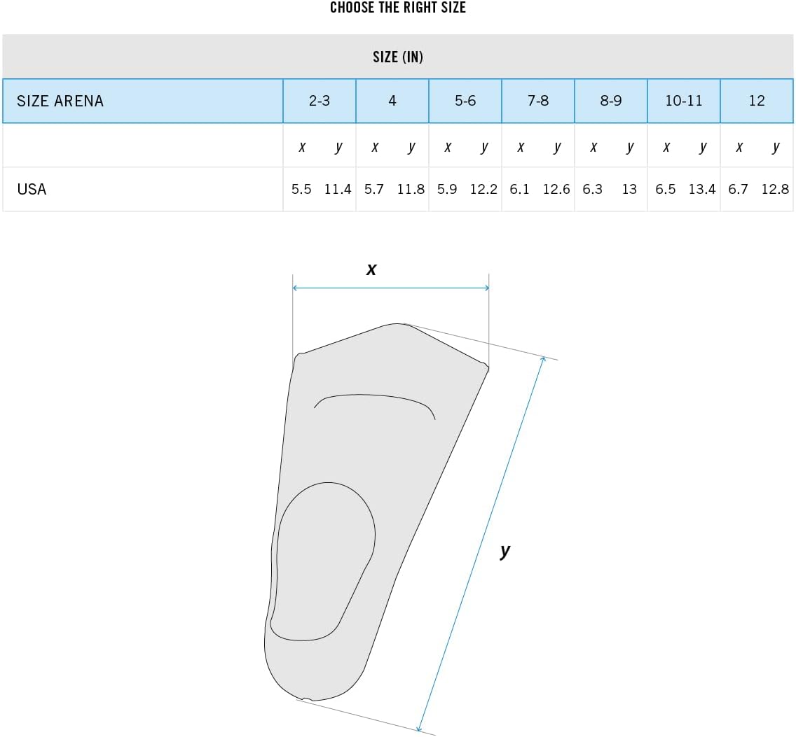 ARENA Powerfin, Pinne da Allenamento Unisex-Adulto - immagine 5