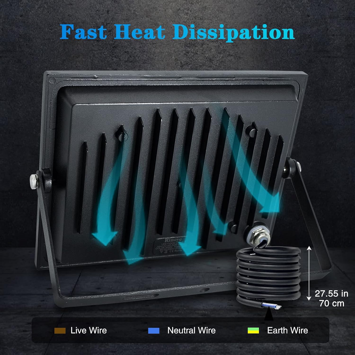 Treoir Faretto LED da Esterno 500W 3500K - immagine 5