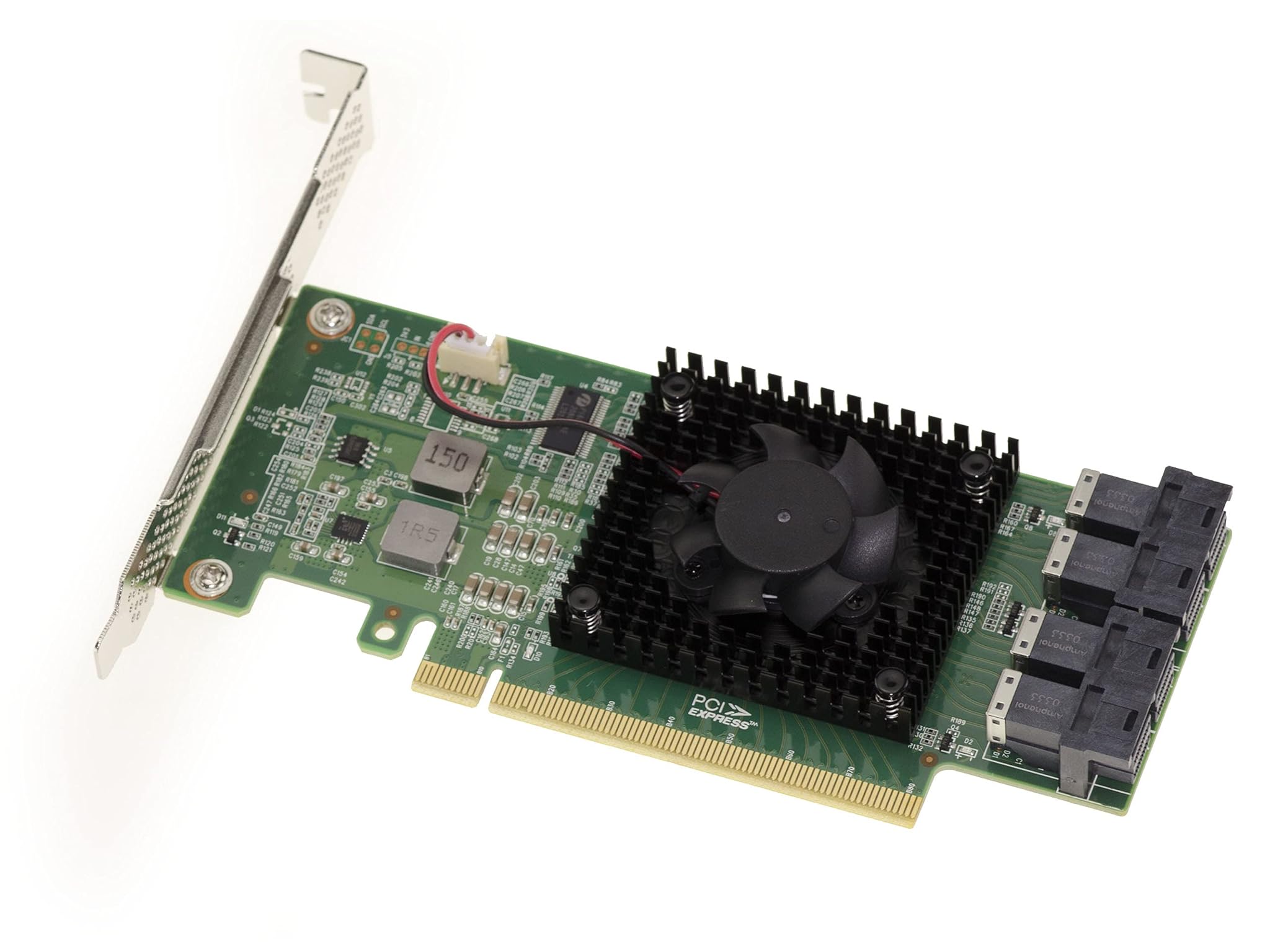 Kalea-informatique Scheda PCIe 3.0 x16 per 4 SSD U.2 NVMe