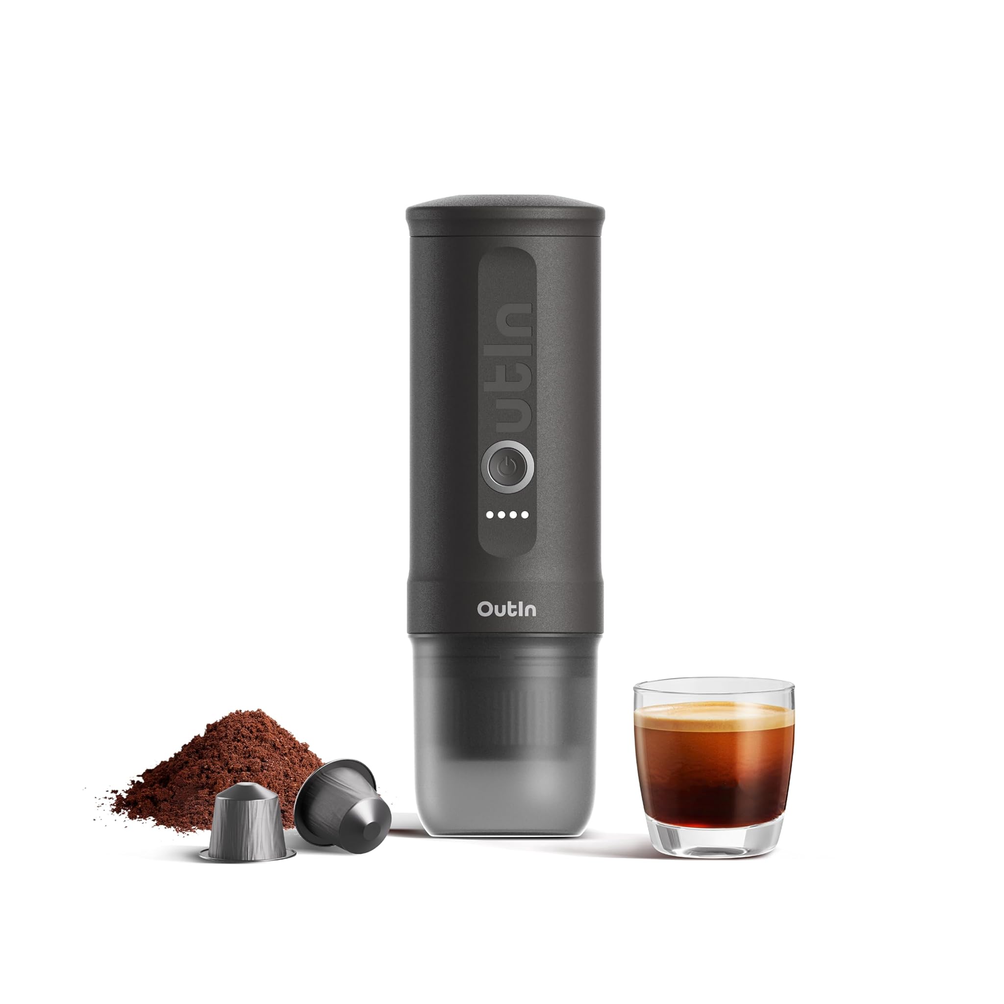 Outin Nano Macchina Caffè Espresso Elettrica Portatile