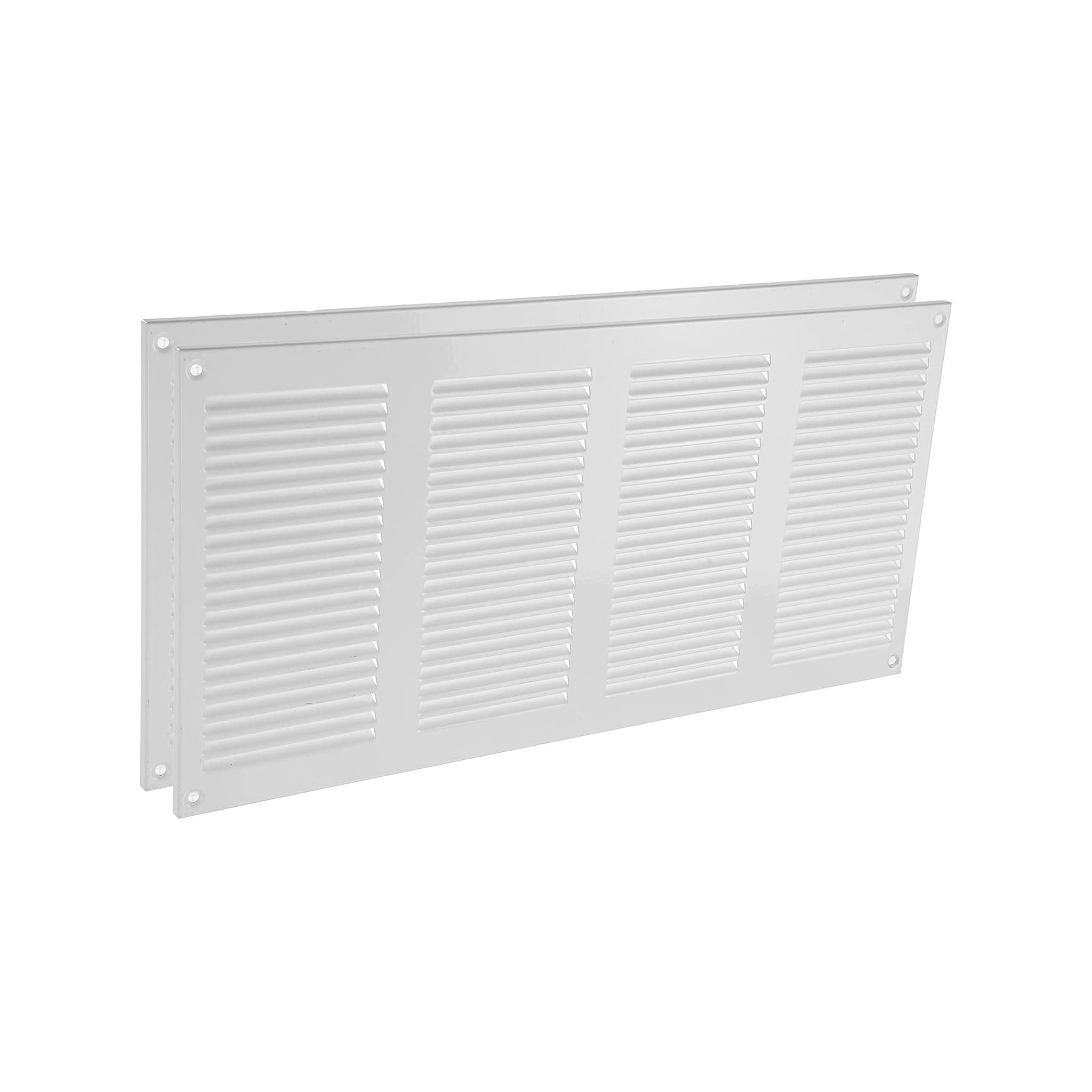 Vent Systems Copertura Sfiato Aria Metallo 200x400mm, Bianco