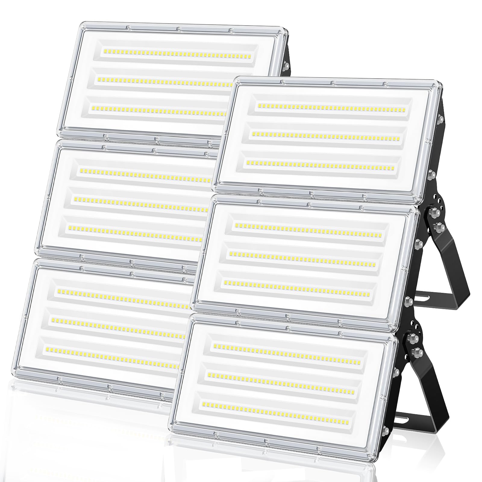 Annifunly Faretto LED Esterno 300W 30000LM (2 Pezzi)