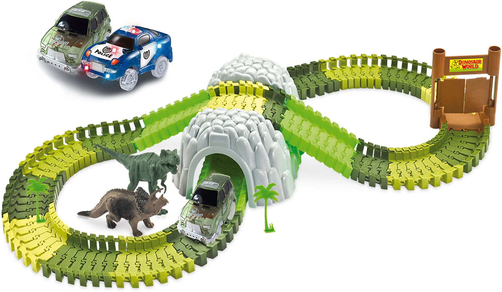 AMEWI 100651 Magic Traxx Racing Track Dino Park